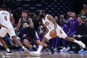 米切尔34分哈登狂送14助攻 骑士胜爵士